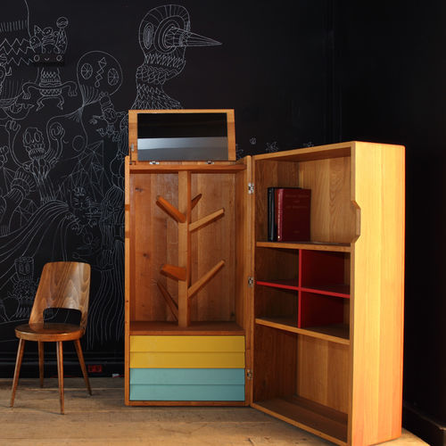 Шкаф-чемодан - REMIX - Hans Hansen Furniture - скандинавский дизайн / из дуба / из МДФ