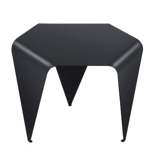 Современный вспомогательный столик - H 145 BEE - Hans Hansen Furniture - из стали, покрытой порошком / с основанием из термолакированной стали / шестиугольный