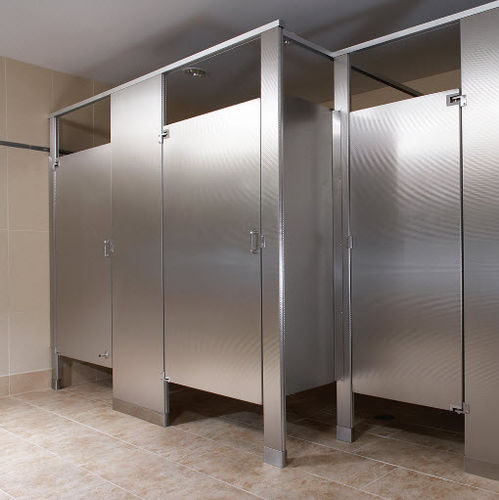Сантехническая кабина для туалета - STAINLESS STEEL PARTITIONS - Bradley - для внутреннего пространства