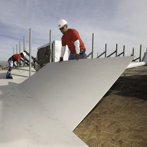 Термическая изоляция - ISOGARD™ HD - Holcim Elevate - из полиизоцианурата / из стекловолокна / на жесткой панели