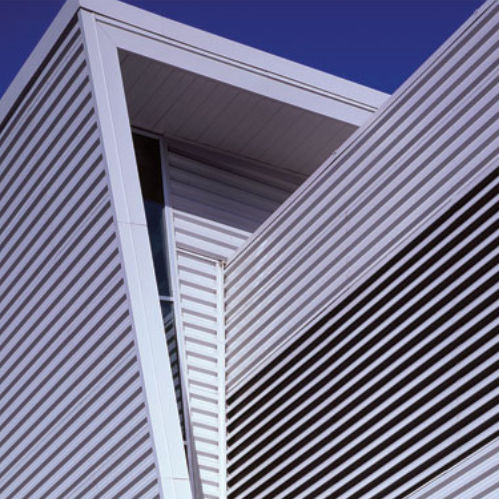 Вентиляционная решетка из алюминия - SERIES LOUVERS - Centria Architectural Systems - прямоугольная / линейная / для экстерьера