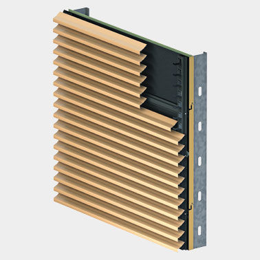 Облицовка фасада из реек - LOUVERS - Centria Architectural Systems - из металла / окрашенная