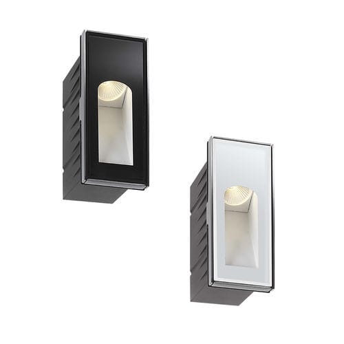 Встраиваемый светильник в стену - HOLE STEP - Pan S.r.l. - LED / прямоугольный / IP67