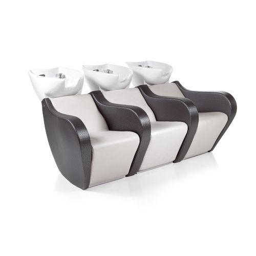 Раковина для мытья головы из керамики - CELEBRITY SOFA BASIC - Gamma & Bross - 3 места