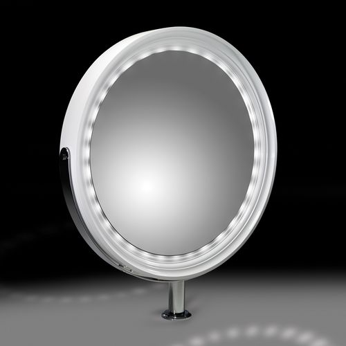 Современный туалетный столик - NABUCCO LED  - Gamma & Bross - из нержавеющей стали / из стекловолокна / для парикмахерской