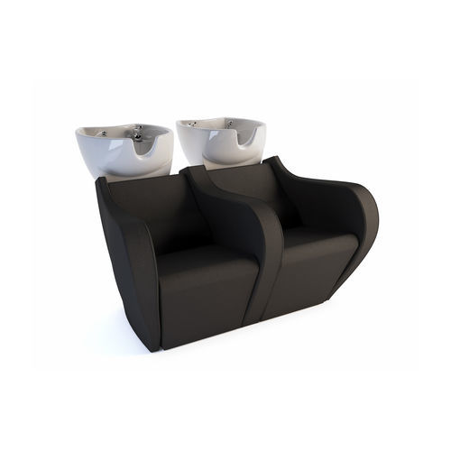 Раковина для мытья головы с опорой для ступней - CELEBRITY PRIME SHIATSU SOFA 2P - Gamma & Bross - из керамики / 2 места