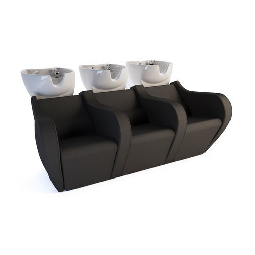Раковина для мытья головы с опорой для ступней - CELEBRITY PRIME SHIATSU SOFA 3P - Gamma & Bross - из керамики / 3 места