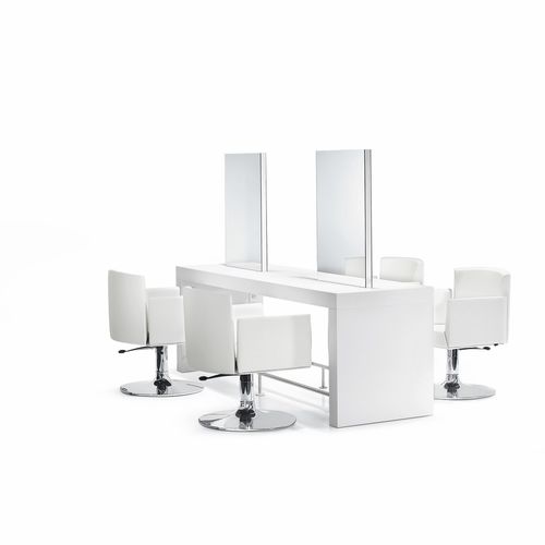 Современный туалетный столик - SQUARE - OLYMP - из дерева / настенный / для парикмахерской