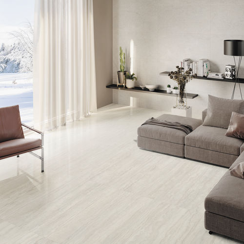 Плитка из керамогранита - UNIQUE TRAVERTINE - EMILGROUP - глянцевая / естественная отделка / для интерьера