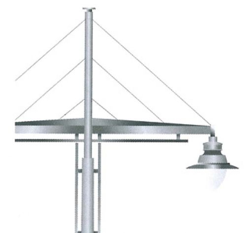 Городской фонарный столб - MASTIL  - Simon Lighting - современный / из стали / LED