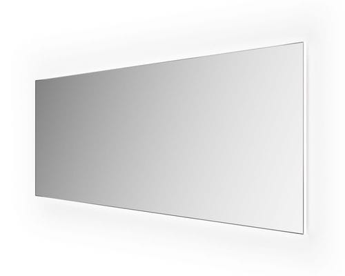 Современный туалетный столик - LED DOUBLE NEW  - Beauty Star - из стекла / из хромированного металла / настенный