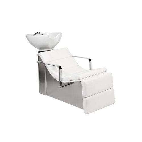 Раковина для мытья головы с опорой для ступней - GODIVA 1016 CLE WU - FIAPP - из искусственной кожи / из керамики / 1 место