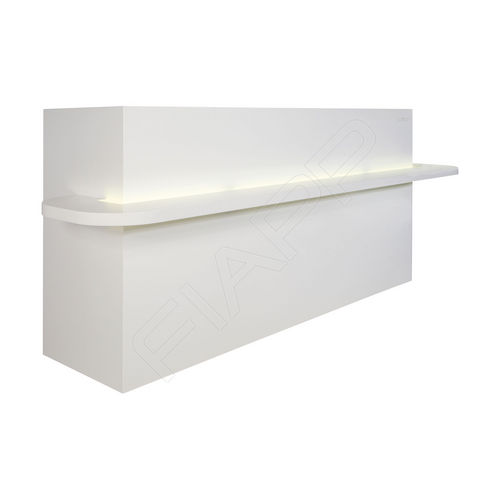 Административная стойка из лакированной МДФ - WORLD 876 - FIAPP - из Corian® / для парикмахерской / для гостиницы
