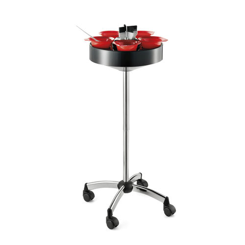 Тележка для окрашивания волос - JOLLY ROUND COLOR - Artecno Srl - для парикмахерской / из металла / из пластика