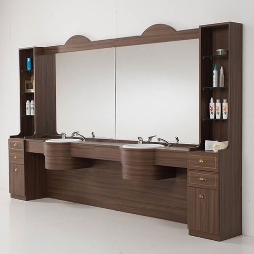 Современный туалетный столик - ELEGANCE/2 - BONVINI - из дерева / отдельностоящий / для парикмахерской