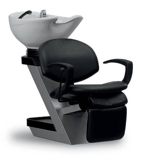 Раковина для мытья головы с опорой для ступней - 820/P1 - BONVINI - из искусственной кожи / 1 место