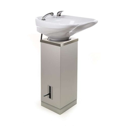 Раковина на ножке - ARMOR LIFT - Nelson Mobilier - из керамики / с умягчителем воды / для лиц с ограниченной подвижностью