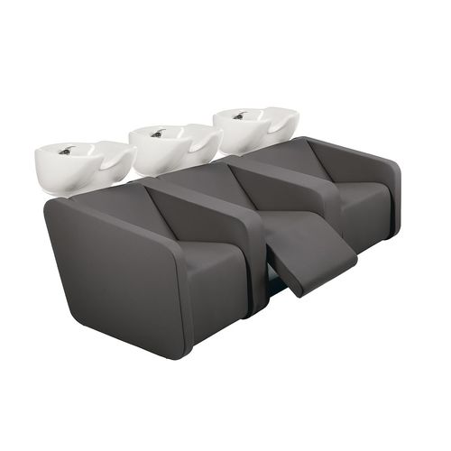 Раковина для мытья головы с опорой для ступней - GOWASH 3P - Nelson Mobilier - 3 места
