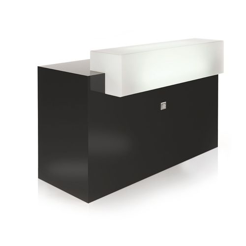 Административная стойка из ламината - LUMY II MAX - Nelson Mobilier - из плексигласа / для парикмахерской