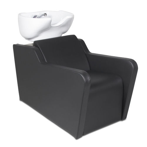 Раковина для мытья головы с опорой для ступней - TOPWASH ECO - Nelson Mobilier - из искусственной кожи / из керамики / 1 место