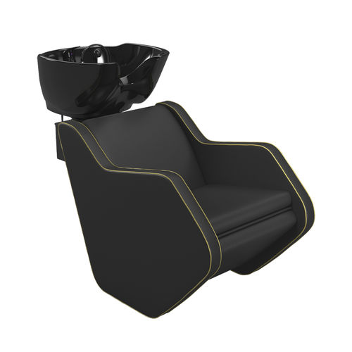 Раковина для мытья головы с опорой для ступней - NOVAWASH - Nelson Mobilier - из искусственной кожи / из керамики / 1 место