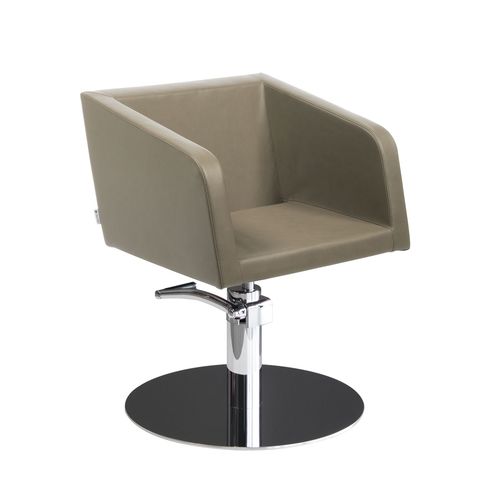 Современное парикмахерское кресло - SUE - Nelson Mobilier - из искусственной кожи / с гидронасосом / регулируемое по высоте