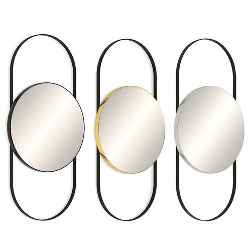 Минималистский туалетный столик - Circolus - Nelson Mobilier - из металла / из стекла / настенный