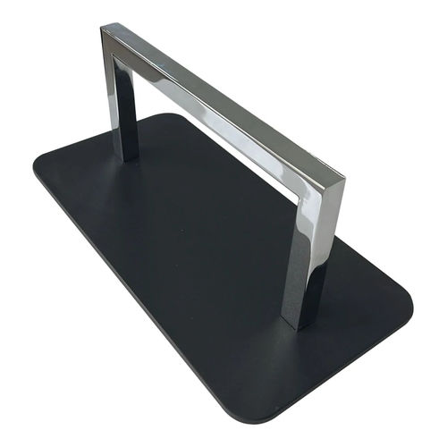 Современная подставка для ног - RP KRYS NOIR - Nelson Mobilier - из нержавеющей стали / из эпоксидной смолы / для салона красоты