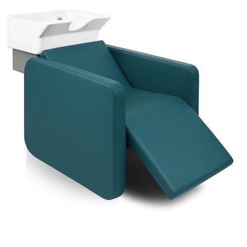 Раковина для мытья головы с опорой для ступней - SMARTWASH - Nelson Mobilier - из искусственной кожи / из керамики / уникальный дизайн