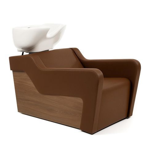 Раковина для мытья головы с опорой для ступней - TOPWASH WOOD - Nelson Mobilier - 1 место