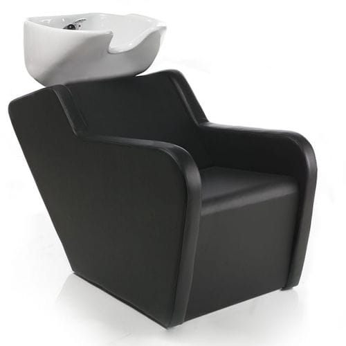 Раковина для мытья головы с опорой для ступней - TOPWASH BLACK - Nelson Mobilier - 1 место