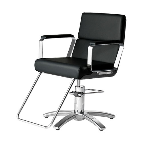 Современное парикмахерское кресло - ADRIA II - TAKARA BELMONT - из искусственной кожи / из металла / с гидронасосом