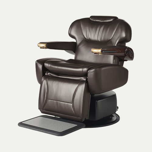 Кресло для парикмахерской из искусственной кожи - MAXIM PRESTIGE EDITION - TAKARA BELMONT - с опорой для ступней / с подголовником / с центральной опорой