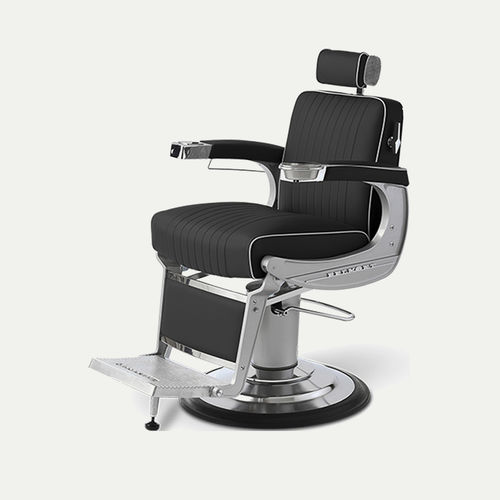 Кресло для парикмахерской из искусственной кожи - APOLLO 2 - TAKARA BELMONT - с опорой для ступней / с подголовником / с центральной опорой