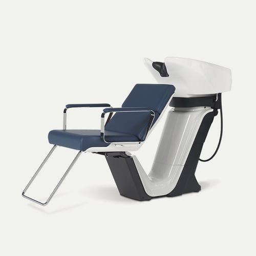 Раковина для мытья головы с опорой для ступней - RS ADRIA II - TAKARA BELMONT - из искусственной кожи / из керамики / 1 место