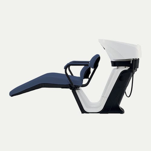 Раковина для мытья головы с опорой для ступней - RS ELITE - TAKARA BELMONT - из искусственной кожи / из керамики / 1 место