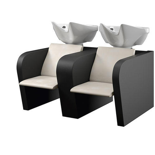 Раковина для мытья головы из искусственной кожи - EDDIE SOFA' - VEZZOSI - 2 места