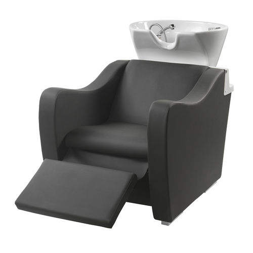 Раковина для мытья головы с опорой для ступней - NIRVANA MASSAGE  - VEZZOSI - из искусственной кожи / электрическая / 1 место