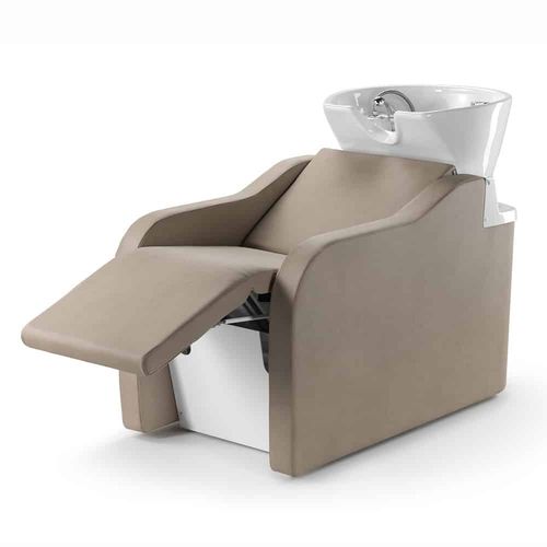 Раковина для мытья головы с опорой для ступней - URBAN RELAX - VEZZOSI - из искусственной кожи / 1 место