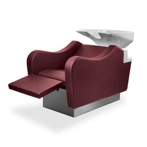 Раковина для мытья головы с опорой для ступней - HOP MASSAGE  - VEZZOSI - из искусственной кожи / 1 место