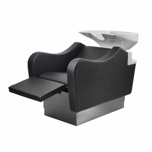 Раковина для мытья головы с опорой для ступней - PUSH UP MASSAGE  - VEZZOSI - из искусственной кожи / 1 место