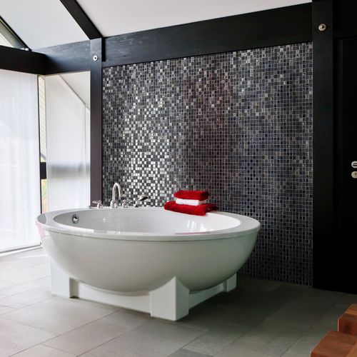 Мозаика из стекла - STONEGLASS BLEND - ONIX Mosaico - глянцевая / для интерьера / для бассейна