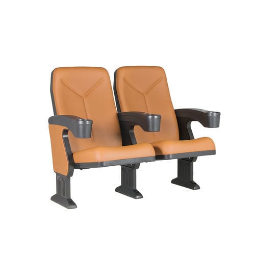Кресло для кинотеатра из пенополиуретана - BOGART V05 - Euro Seating International - из полипропилена / для профессионального использования / синее