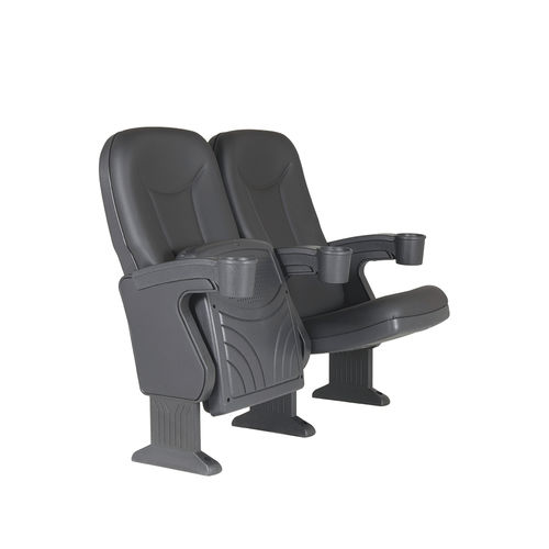 Кресло для кинотеатра из пенополиуретана - ROMA V03 - Euro Seating International - из полипропилена / для профессионального использования / черное