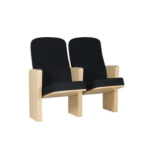 Современное кресло для аудитории - LUGANO - Euro Seating International - из ткани / из пенополиуретана / из бука