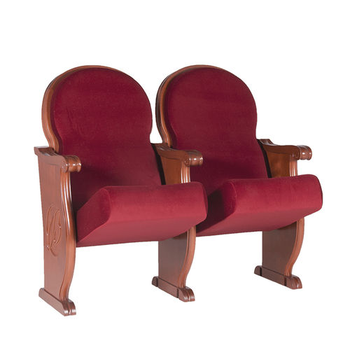 Классическое кресло для аудитории - BRETÓN - Euro Seating International - из ткани / из пенополиуретана / из дерева