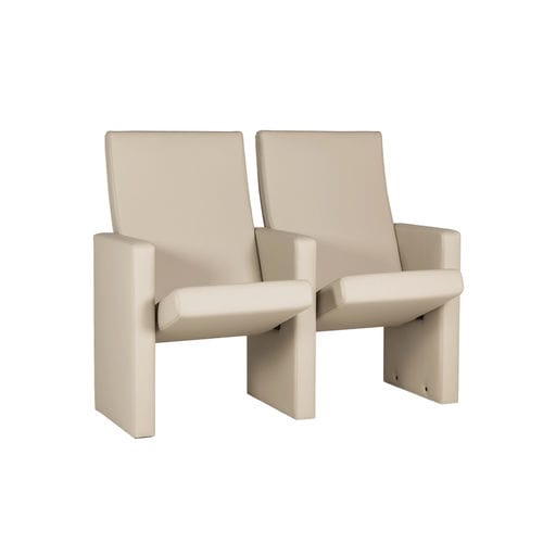 Современное кресло для аудитории - ETLAN  - Euro Seating International - из кожи / из пенополиуретана / из цельной древесины