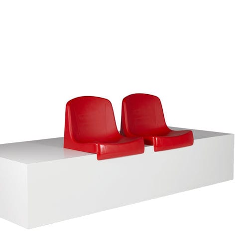 Ступенчатое кресло моноблок - ES 100 - Euro Seating International - из полипропилена / для спортивного учреждения / для улицы