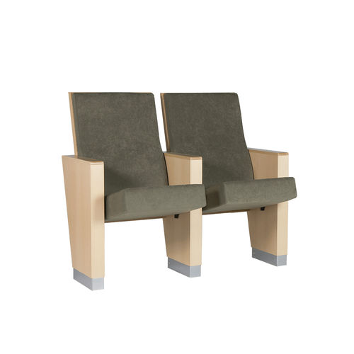 Современное кресло для аудитории - CELANOVA - Euro Seating International - из ткани / из пенополиуретана / из бука
