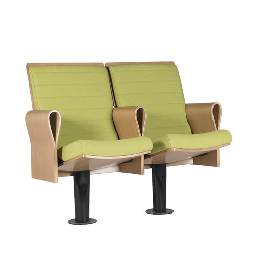 Современное кресло для аудитории - LOLA - Euro Seating International - из ткани / из пенополиуретана / из дерева